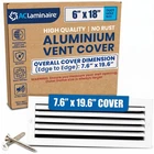 Aclaminaire 6X18 Inch Aluminum 1-WAY Flow Vent Cover Wall Or Hvac New. Price: $77.41.