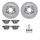 For Bmw X5 07-18 Eline Series Drilled & Slotted Rear Brake Kit Ceramic Pads New. Price: $258.34.