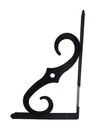 Black Shelf Bracket 10 X 7 New. Price: $18.00.