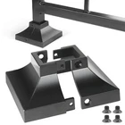4PCS Post 1" Aluminum Deck Base Cover, Skirt, Handrail, Stair, Porc... New. Price: $62.90.