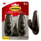 Command 5 Lb Large Oil Rubbed Bronze Metal Hooks, 2 Coat ... Fast Ship New. Price: $29.99.