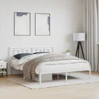 Metal Frame With Headboard Guest Platform Bedroom Furniture Vidaxl New. Price: $151.99.