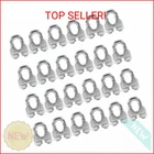Heverp 24PCS M4 5/32 Inches Stainless Steel Wire Rope Cable Clip Clamp New. Price: $15.04.