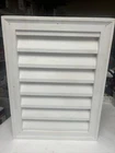 Fypon Gable Vent Louver 18" 24" Decorative Rectangular LVNS18X24 Polyurethane New. Price: $49.95.