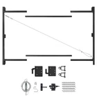 Adjust-a-gate Steel Frame Building Kit, 60"-96" Wide Opening Up To 6' High New. Price: $184.99.