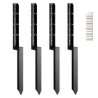 Vevor Fence Post Anchor Repair Kit 4 Pack X2 Inches Support Stakes Steel New. Price: $48.99.