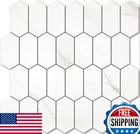 Vamos Tile Long Hexagon Peel & Stick Backsplash 10 Sheets Self-adhesive New. Price: $70.79.