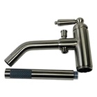 Signature Hardware 422776 Napier Floor Mounted Tub Filler - Brushed Nickel Open. Price: $389.90.