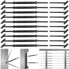 Helffer 10 Pairs Black Cable Railing Hardware Kit For 1/8" Syst... New. Price: $105.59.