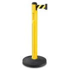 Lavi Industries 80-5000R/YL/SF Barrier Post With Belt, Yellow, 12 Ft Length, 38 New. Price: $99.95.