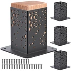 4" Post Base, Deck Heavy Duty Metal For Porch Railing (4 Pcs) New. Price: $63.93.