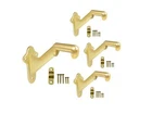 Qcaa Handrail Brackets, 3", Zinc Die Cast, Champagne Brass, 4 Pack, Made T... New. Price: $26.87.