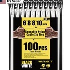 Wislight Reusable Zip Ties Self-locking Plastic Wire Electrical Cable... New. Price: $15.66.