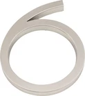 Atlas AVN6-L-BRN Modern Avalon #6 Large (c-c) Brushed Nickel New. Price: $39.74.