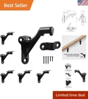 6 Pack Ultra-durable Handrail Brackets, 3" Oil Rubbed Bronze For Sturdy Support New. Price: $34.99.