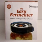 Nourished Essentials Easy Fermenter Wide Mouth Mason Jar Lid Kit New Bpa Free Open. Price: $24.99.