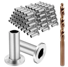 Blika 120 Pack Stainless Steel Protector Sleeves For 1/8 5/32 3/16 Deck Cable New. Price: $64.74.
