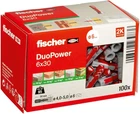 555006 Duopower Wall Plug, Red/grey, 6X30, Set Of 100 Pieces New. Price: $27.33.