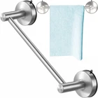 Dgyb Suction Cup Towel Bar For Bathroom 17 Inch Brushed Nickel Holder Stai New. Price: $26.19.