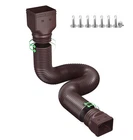 Ogutter Downspout Extension, Extender For Rainwater Drain, 21-66 Inc New. Price: $25.48.
