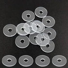 Qjaiune 10 Pack 3/4 Inch Clear Washers For Shower Door Handle, Transparent Ga... New. Price: $7.06.