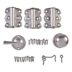 National Hardware N100-013 Screen Door Kit, Steel, Satin Nickel New. Price: $18.99.
