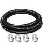Housun Fuel Line Inch Id, Hose 5FT, 1/2" + 4 Clamps, Black New. Price: $14.19.