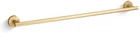27287-2MB Elate 24" Towel Bar, Vibrant Brushed Moderne Brass New. Price: $95.44.
