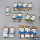 Lot Of National Mfg. Brass, Nickel, White, Asst Colors Thumb Tacks & Upholstery New. Price: $21.99.