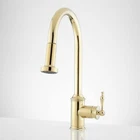 Pull-down Kitchen Faucet Magnetic Head -with Water Supply Hoses No Drain, New. Price: $92.00.