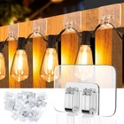 Tidyhelper Pcs Christmas Light Clips, Adhesive Hooks X Large 24P, Clear New. Price: $14.99.