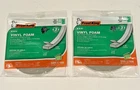 2 Rolls Frost King Vinyl Foam Tape Closed Cell 1/4" X 1/8" 17FT Grey New. Price: $11.99.