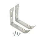 Everbilt 8-3/4 Zinc-plated Steel Wall Mount Utility Brackets Holders 2 Pack New. Price: $12.00.