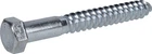 The Hillman Group 230131 Hex Lag Screw, 1/2-INCH 4-INCH, Inches, Zinc New. Price: $53.99.