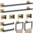Yacvcl 10-PIECE Towel Bar And Gold Bathroom Hardware Black&gol... New. Price: $93.56.