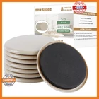 Furniture Sliders For Carpet, New Space 8 Pcs 5" Round Moving. Price: $28.15.