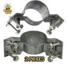 Ozco Wap-oz Steel-to-wood 90-DEGREE Fence Brackets (2-3/8") Pack Silver New. Price: $19.95.