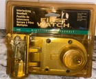 Belwith Products 1125-SP Double Cylinder Interlocking Deadbolt Nos New. Price: $21.20.