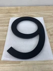 Sure-loc 6 Inch Tall Brushed Aluminum Floating House Number 9 Flat Black New. Price: $36.72.