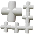 12PACK Cross Pvc Fittings, 4-WAY Elbow Pipe 4WAY New. Price: $33.30.