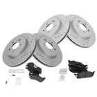 Mercedes-benz ML350 03-05 Trq Performance Ceramic Front & Rear Brake Kit New. Price: $211.54.