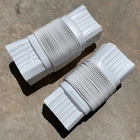 (2 Pcs) Amerimax Flex-elbow In. 3 White Vinyl Downspout Open. Price: $8.75.