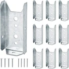 Fence Repair Kit 10 Pack Galvanized 2X4 Brackets For Wood Rail Includes New. Price: $24.00.