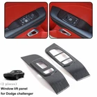 Door Window Lift Button Trim Panel Decor For Dodge Challenger Carbon Fiber 2015+ New. Price: $19.49.