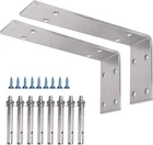 Yumore Stainless Steel Bracket, 10X6X2 Shelf Brackets Heavy Duty, 1/5IN ... New. Price: $63.52.