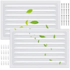Pcs Attic 8" X 12" Metal Shed Vents Louver Grille Gable Wit... New. Price: $39.04.