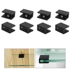 Awen 8PCS Square Adjustable Frameless Glass Shelf Bracket Small, Black New. Price: $24.63.