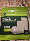 Greenlite Outlet & Switch Sealer Insulating Foam Draft Stopper 10 Pack New. Price: $6.00.