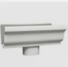 Amerimax 27080 K-style Gutter End With Drop, 5", White New. Price: $15.99.