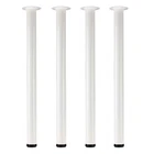 Qlly 29.5" Adjustable Metal Desk Legs For Office Furniture Set 4, White New. Price: $59.98.